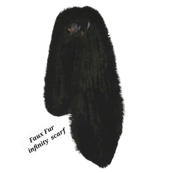 Faux Fur Infinity Scarf - Picture 1 of 10
